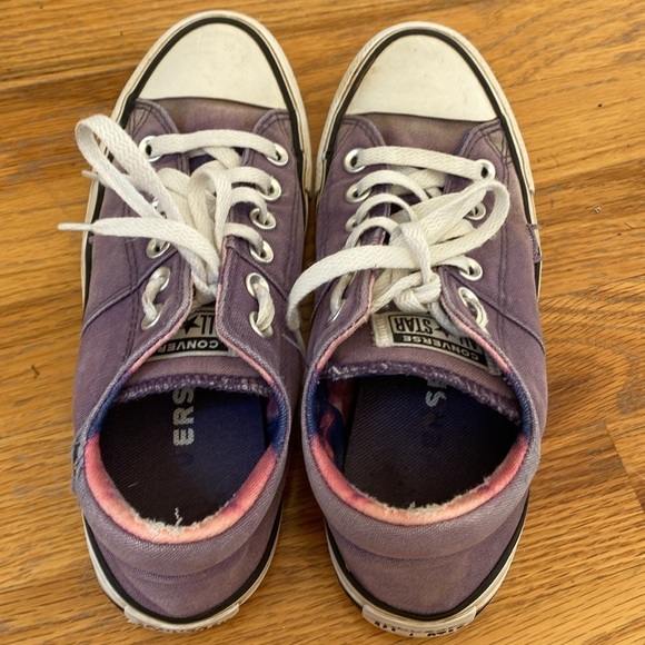 Washed out converse girls size 4 - Picture 3 of 5